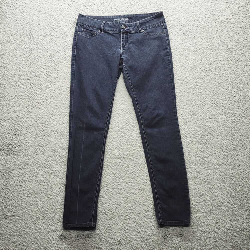 Maurices Women's S-SHORT Dark Wash Skinny Jeans Stretch Denim Petite Size S